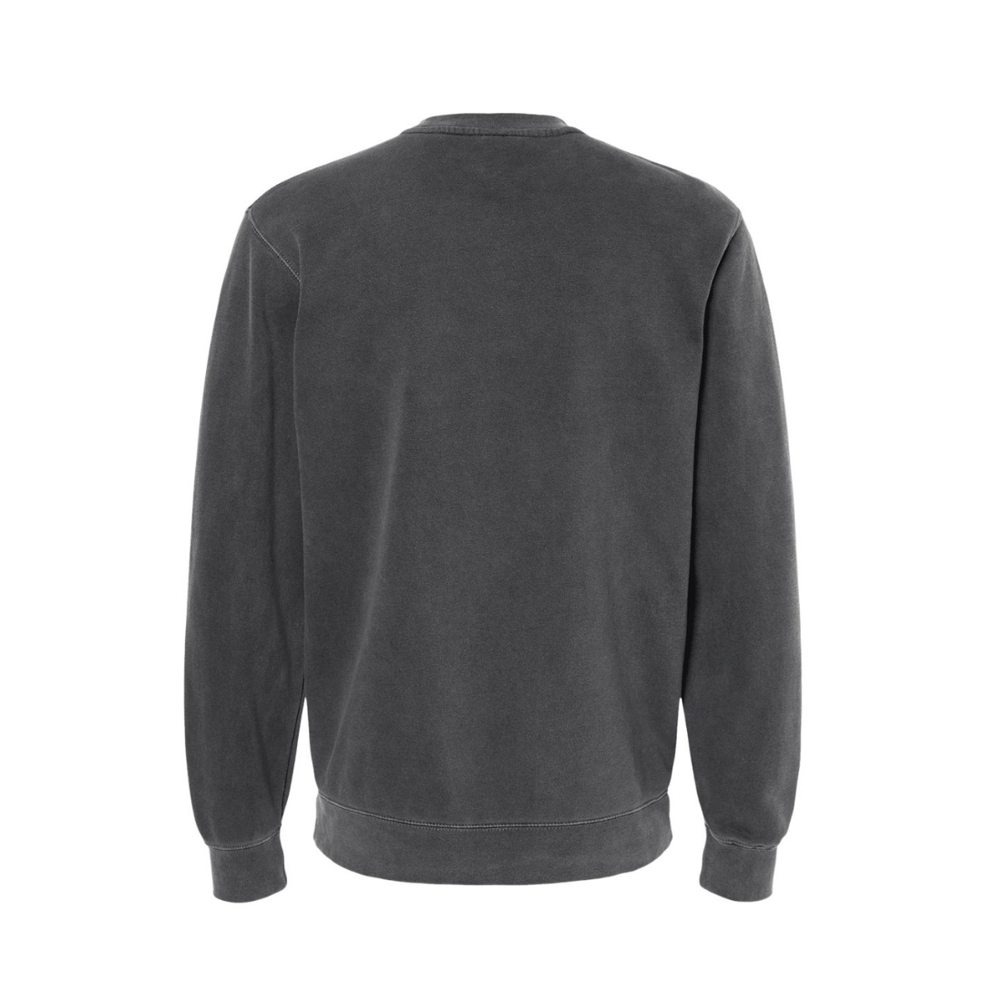 MIDWEIGHT CREWNECK SWEATSHIRT - ESTD. LOGO - ASH 