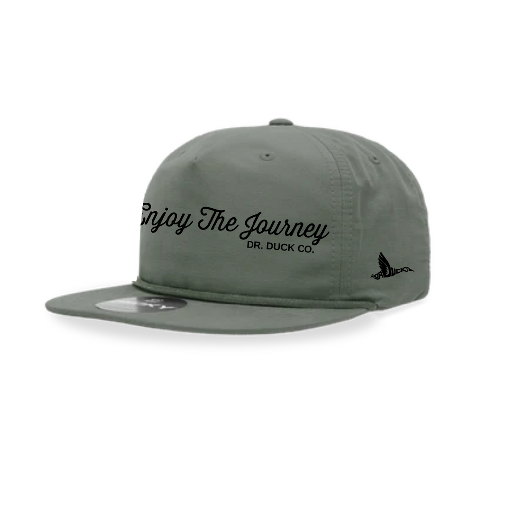 ENJOY THE JOURNEY THROWBACK HAT LODEN