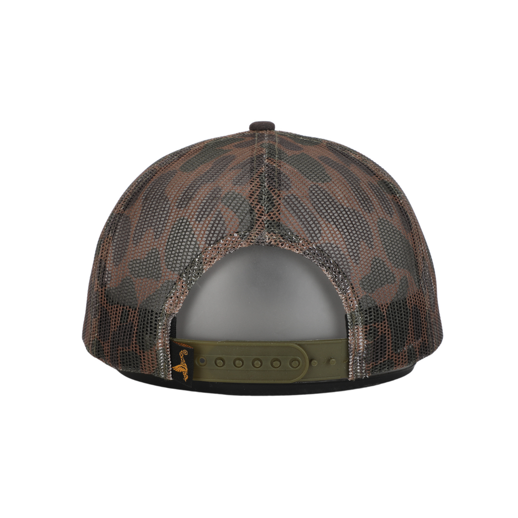 Red And Black Leatherette Patch Original Bull Retro Trucker Mesh Cap - Affordable Custom Hats – Affordable Custom Hats