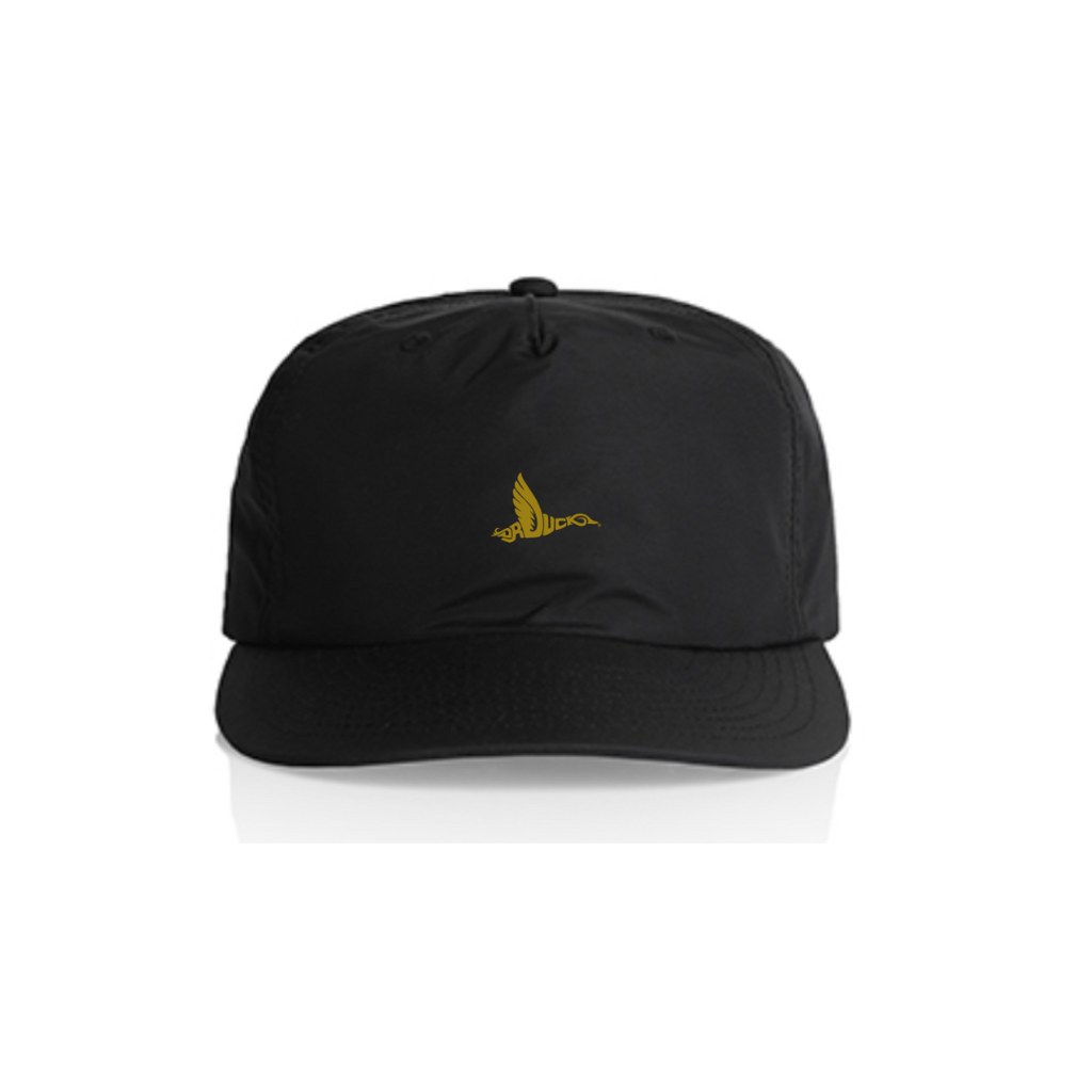 CAMP HAT - BLACK / GOLDEN BROWN