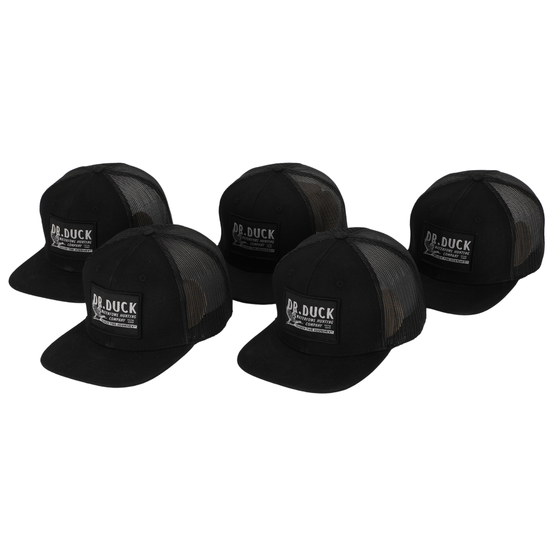 JOURNEYER WAXED TRUCKER - GARAGE PATCH - SILVER / BLACK | Dr Duck