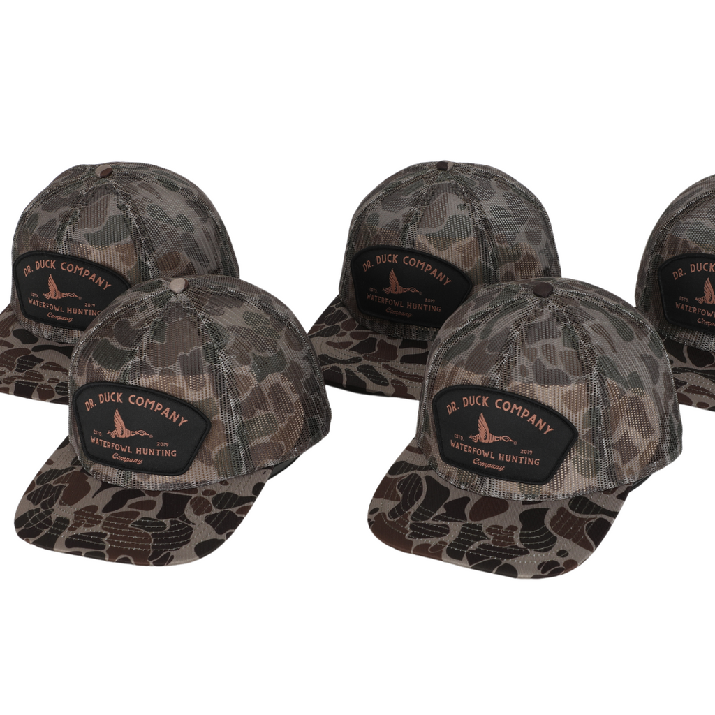 COMPANY PATCH VINTAGE CAMO SCOUT SNAPBACK DIRT BLACK Dr Duck