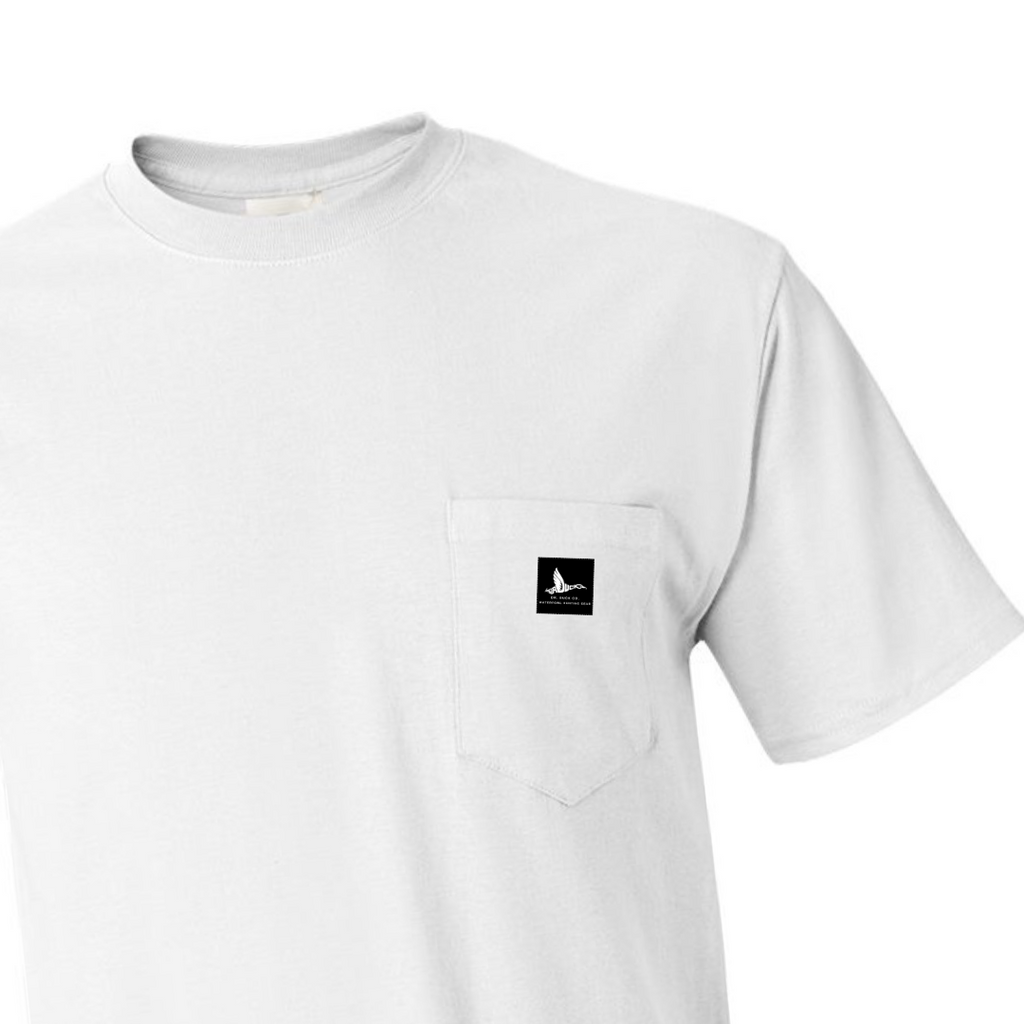 SHORT SLEEVE POCKET PATCH TEE - WHITE