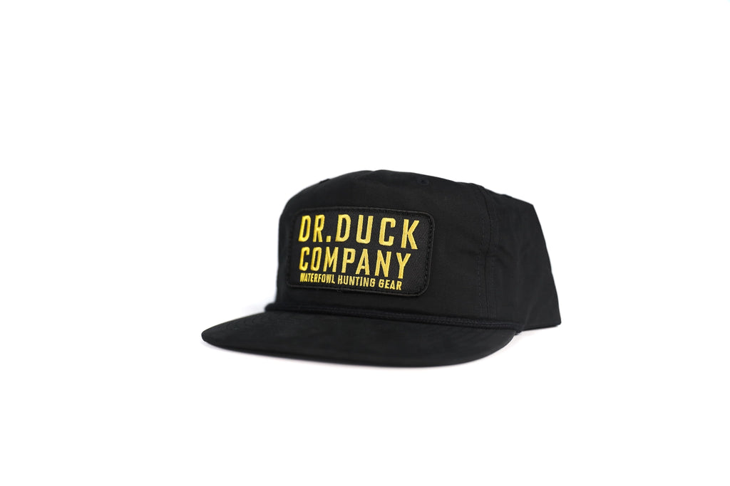 COMPANY PATCH THROWBACK HAT BLACK/GOLD