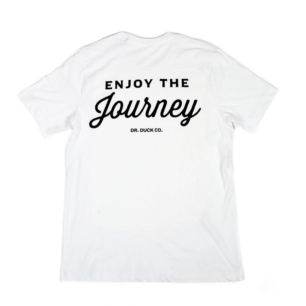 DR. DUCK® CO. ENJOY THE JOURNEY TEE WHITE