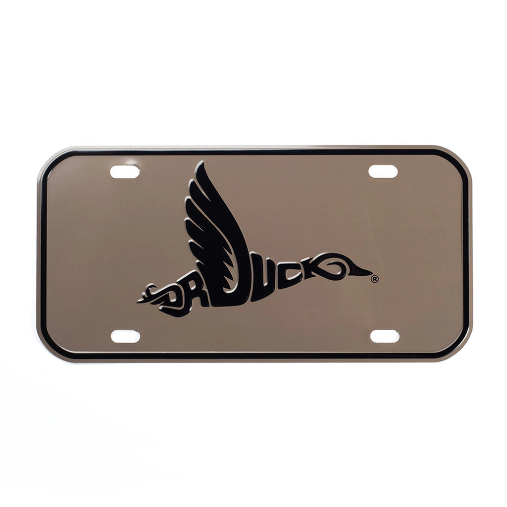 LICENSE PLATE BROWN
