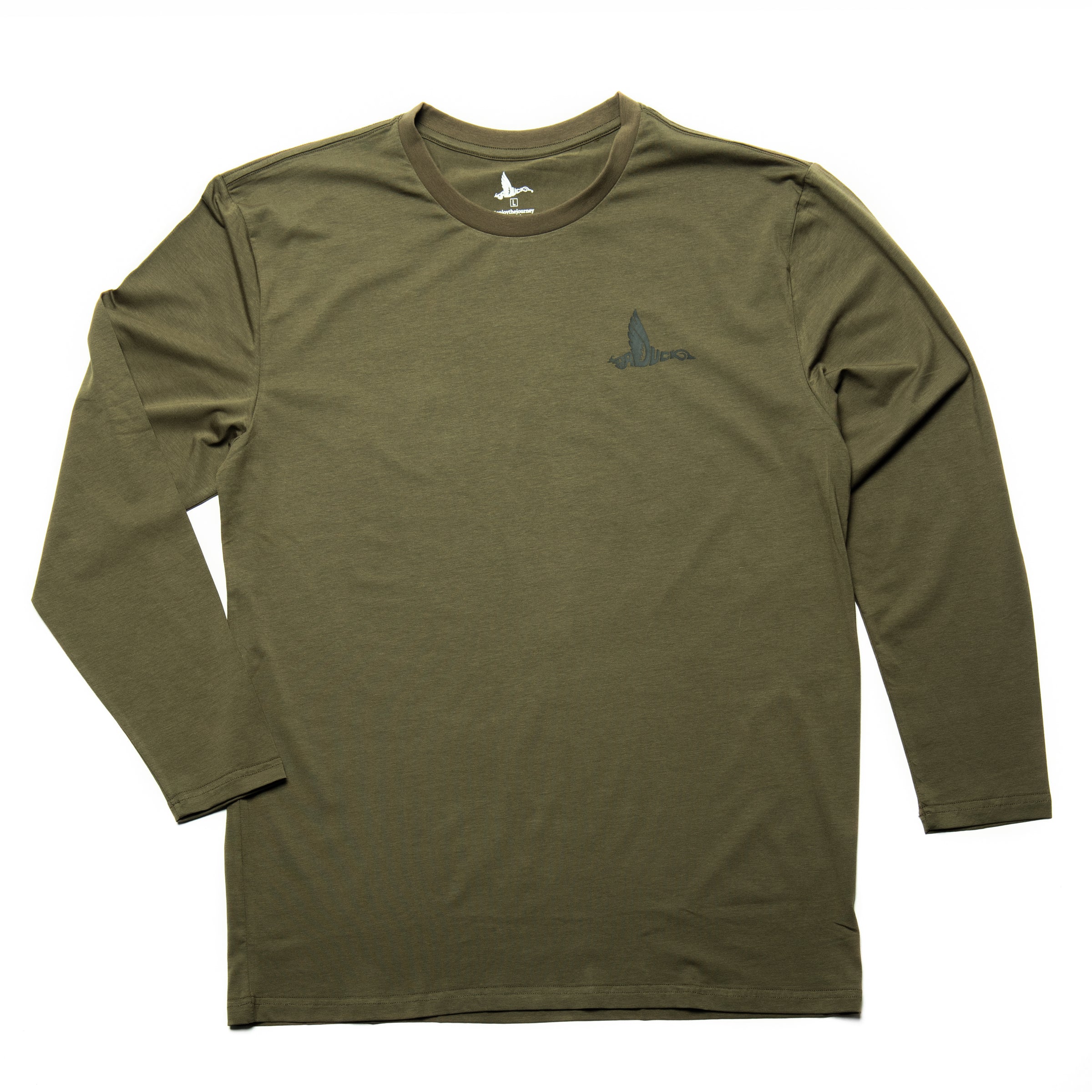 Original Long Sleeve Shirt Army Green Dr Duck Company